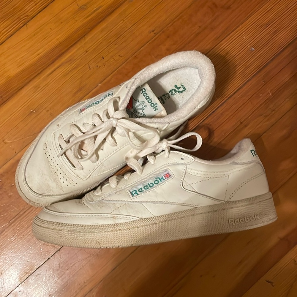 Off white Reebok sneakers